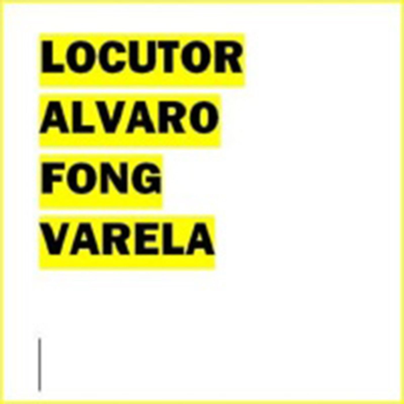 Pistas de Locutor Alvaro Fong