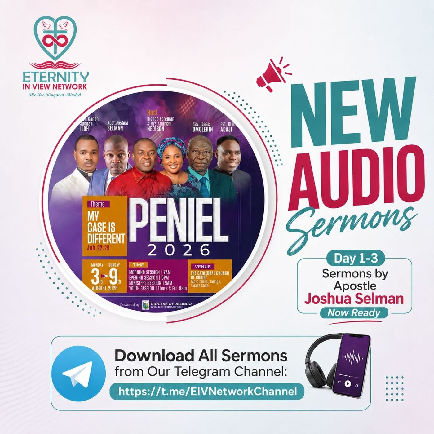 PENIEL 2026 DAY3 EVENING SESSION JALINGO WITH APOSTLE JOSHUA SELMAN episode artwork