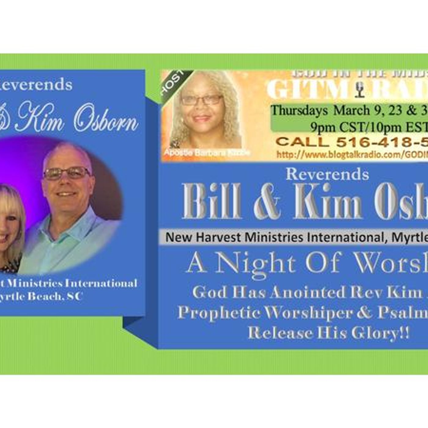 GITM Radio 3.9.23 Part 6 Rev Bill and Rev Kim Osborn, Myrtle Beach, SC episode artwork