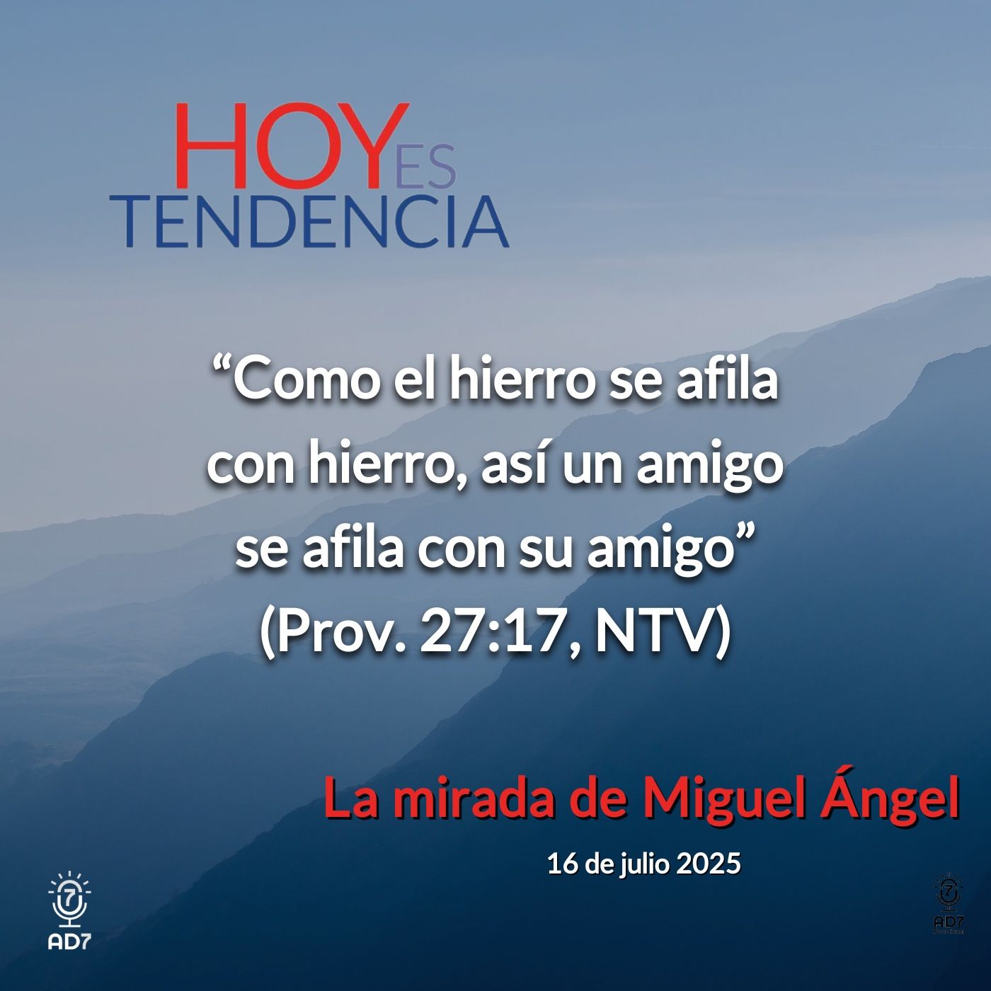 La mirada de Miguel Ángel ~ Devocional de Jóvenes ~ 16 de julio 2025