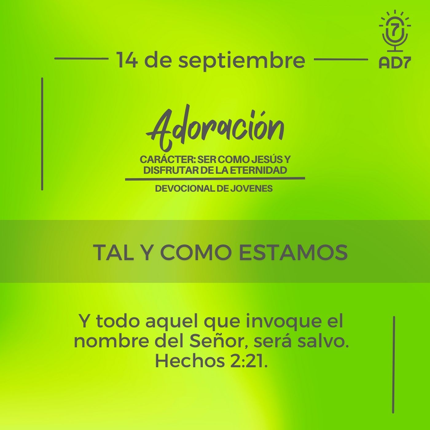 AD7 Devocional - Diferente / Inverso
