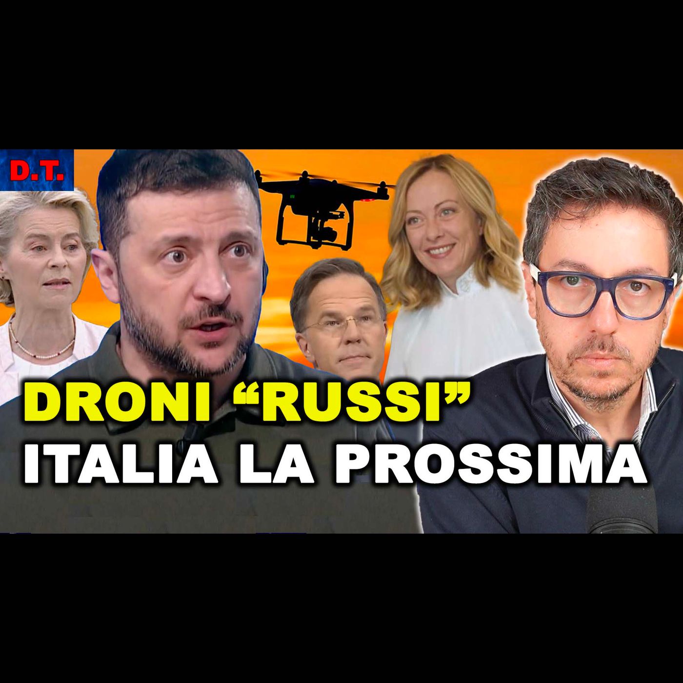 ZELENSKY: DRONI RUSSI, LA PROSSIMA SARÀ L’ITALIA | ELEZIONI MOLDOVA: INGERENZE RUSSE