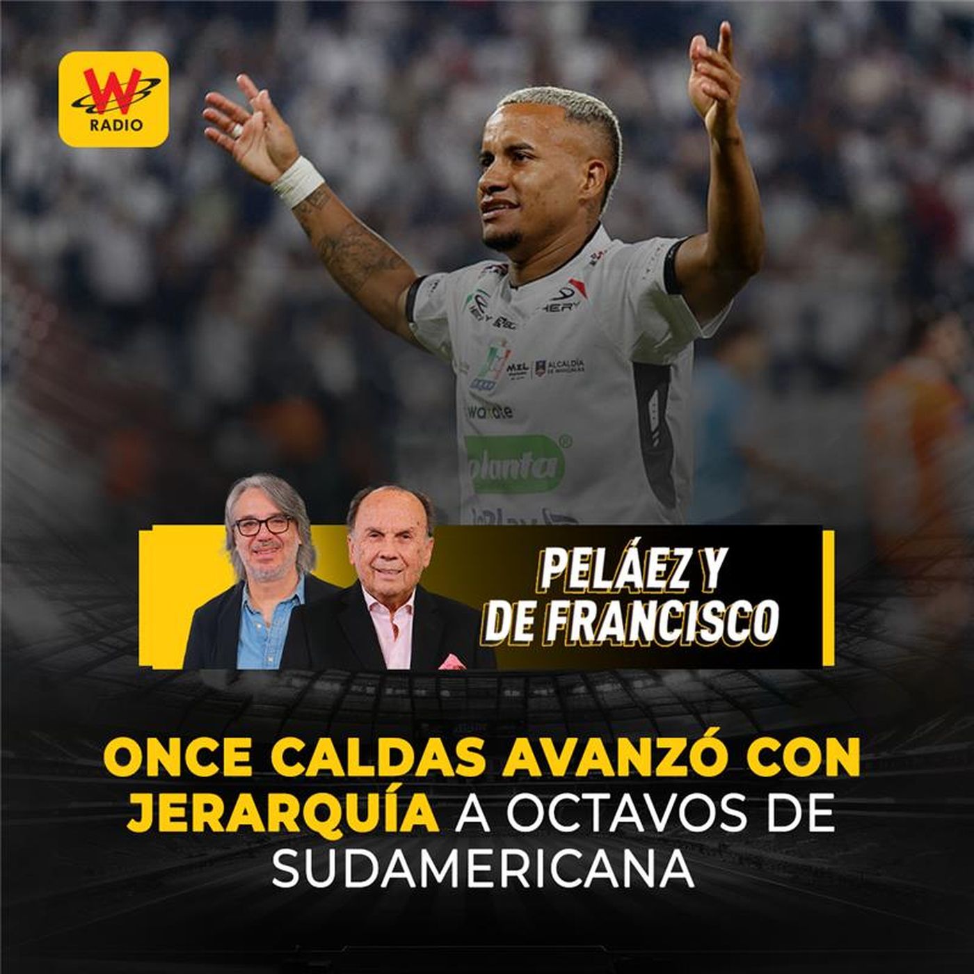 Once Caldas avanzó con jerarquía a octavos de la Sudamericana
