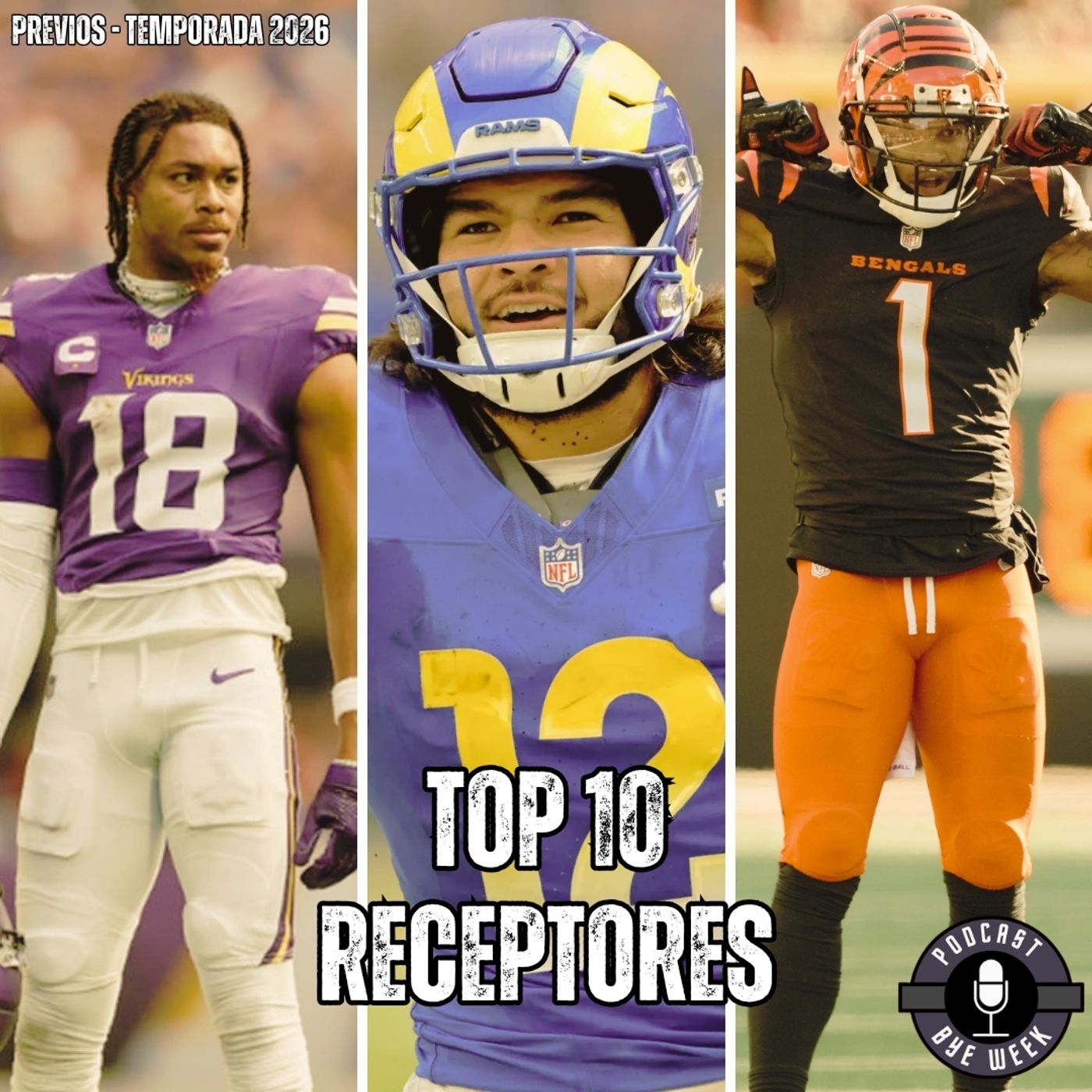 TOP 10 Receptores Abiertos - Ja'Marr Chase se mantiene en lo más alto. Puka y JSN toca la puerta episode artwork