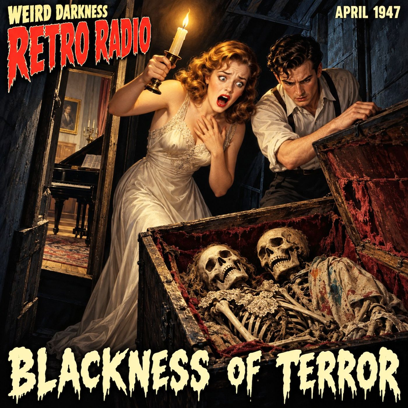 THE BLACKNESS OF TERROR: The Moaning Behind The Music Room Wall | #RetroRadio