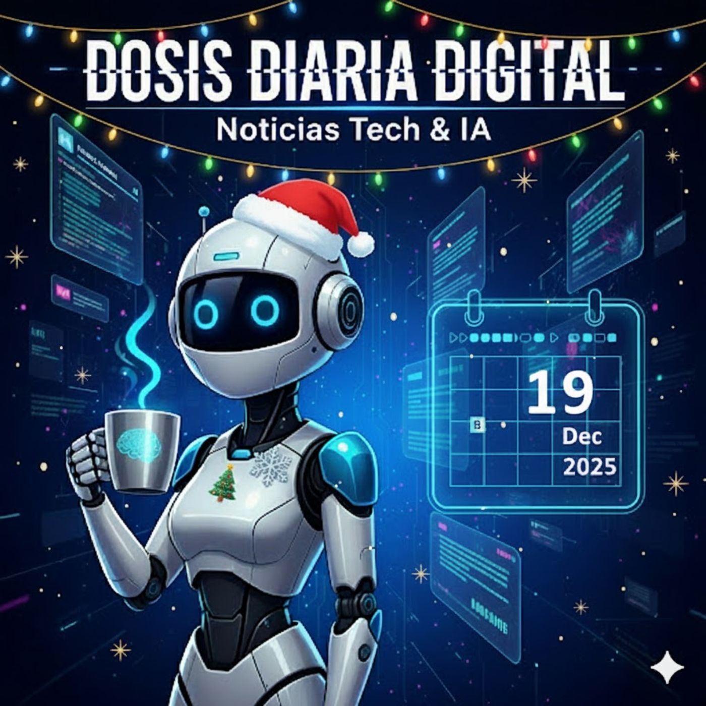 La Dicotomía de la Inteligencia Artificial: Avances, Impacto y Ética - Dosis Diaria Digital 20251219 episode artwork