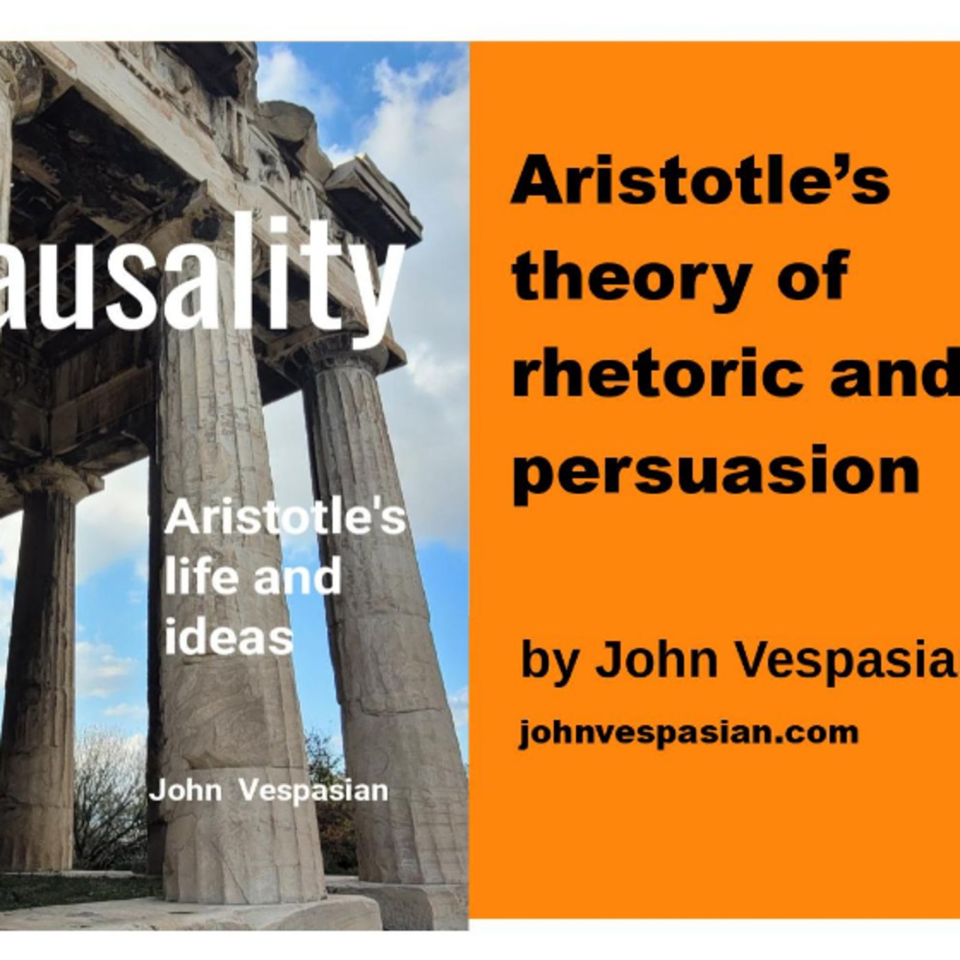 Aristotle’s theory of rhetoric and persuasion episode artwork