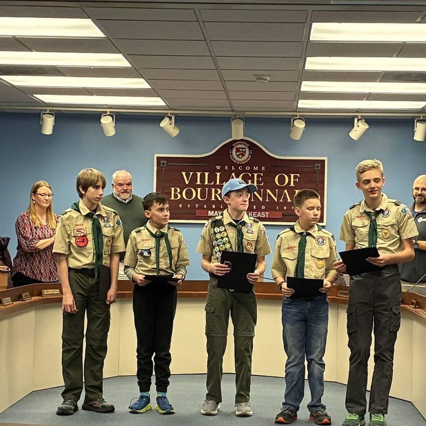 Village of Bourbonnais celebrates Scout Week with government tour episode artwork