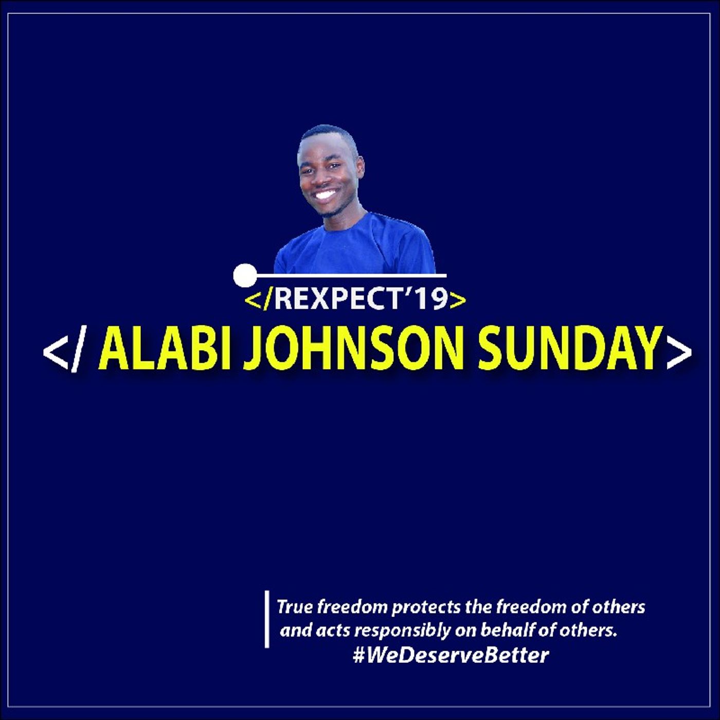 Alabi Johnson Sunday\'s show