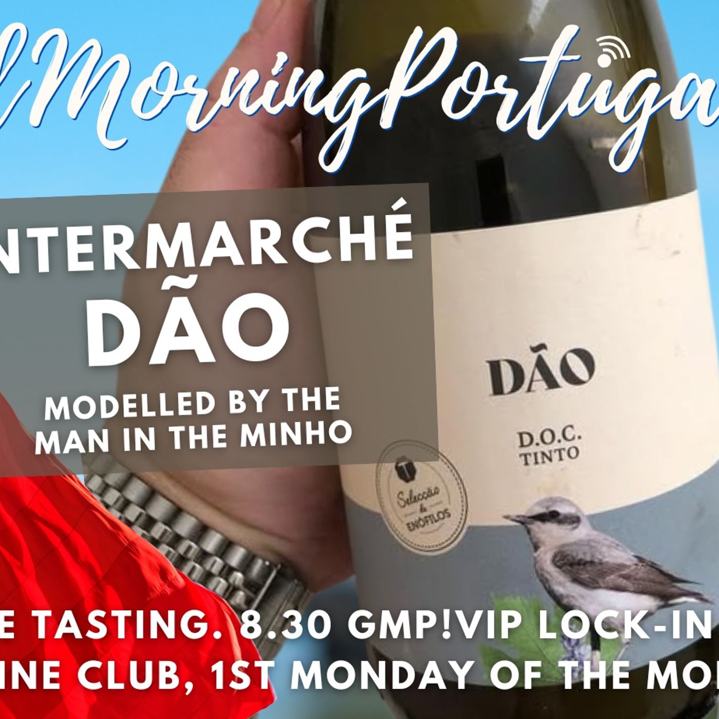 Intermarché's own-brand Dão tinto tested/tasted by Good Morning Portugal's Wine Club Ninjas