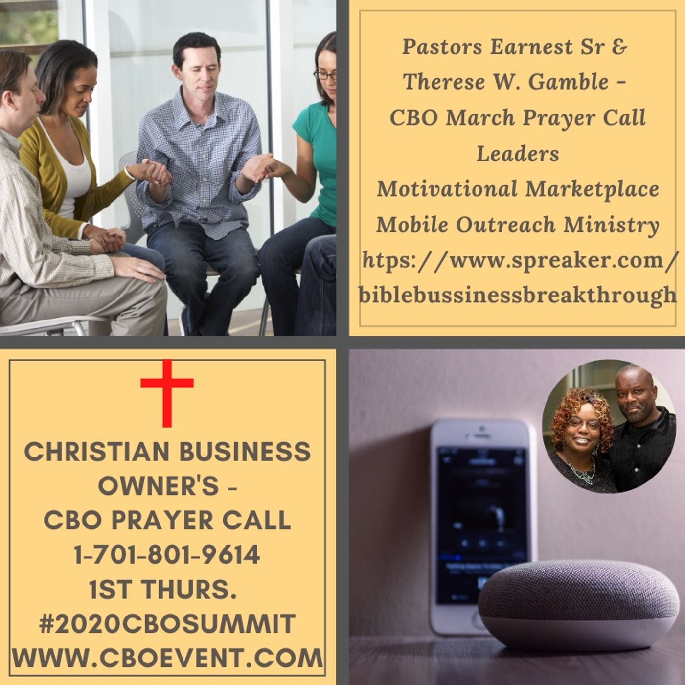 CBO March Prayer Call