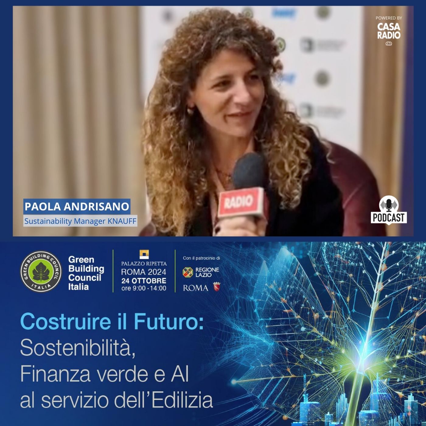 Paola Andrisano - Sustainability Manager KNAUFF episode artwork