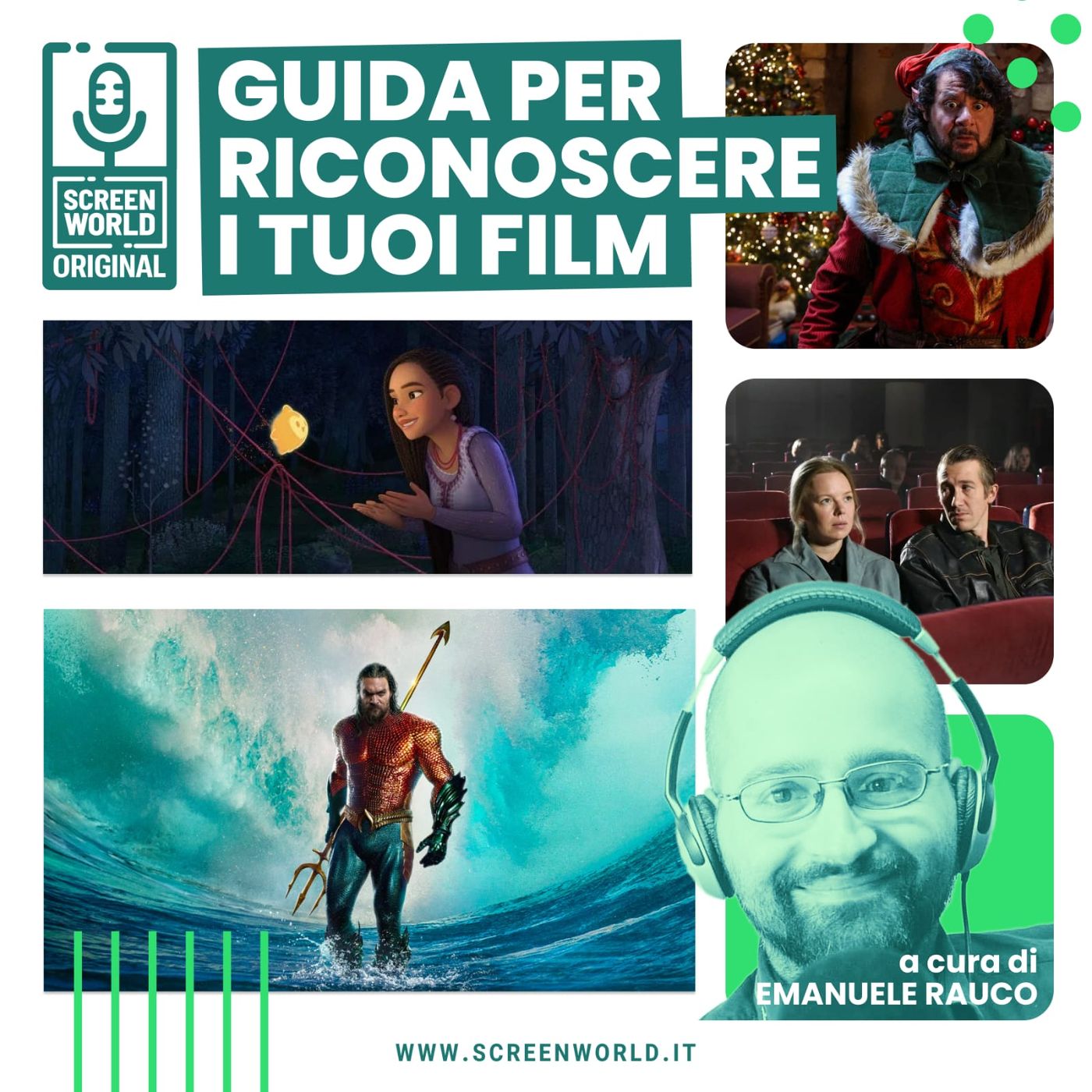 Wish, Aquaman 2, Foglie al vento, Elf me episode artwork