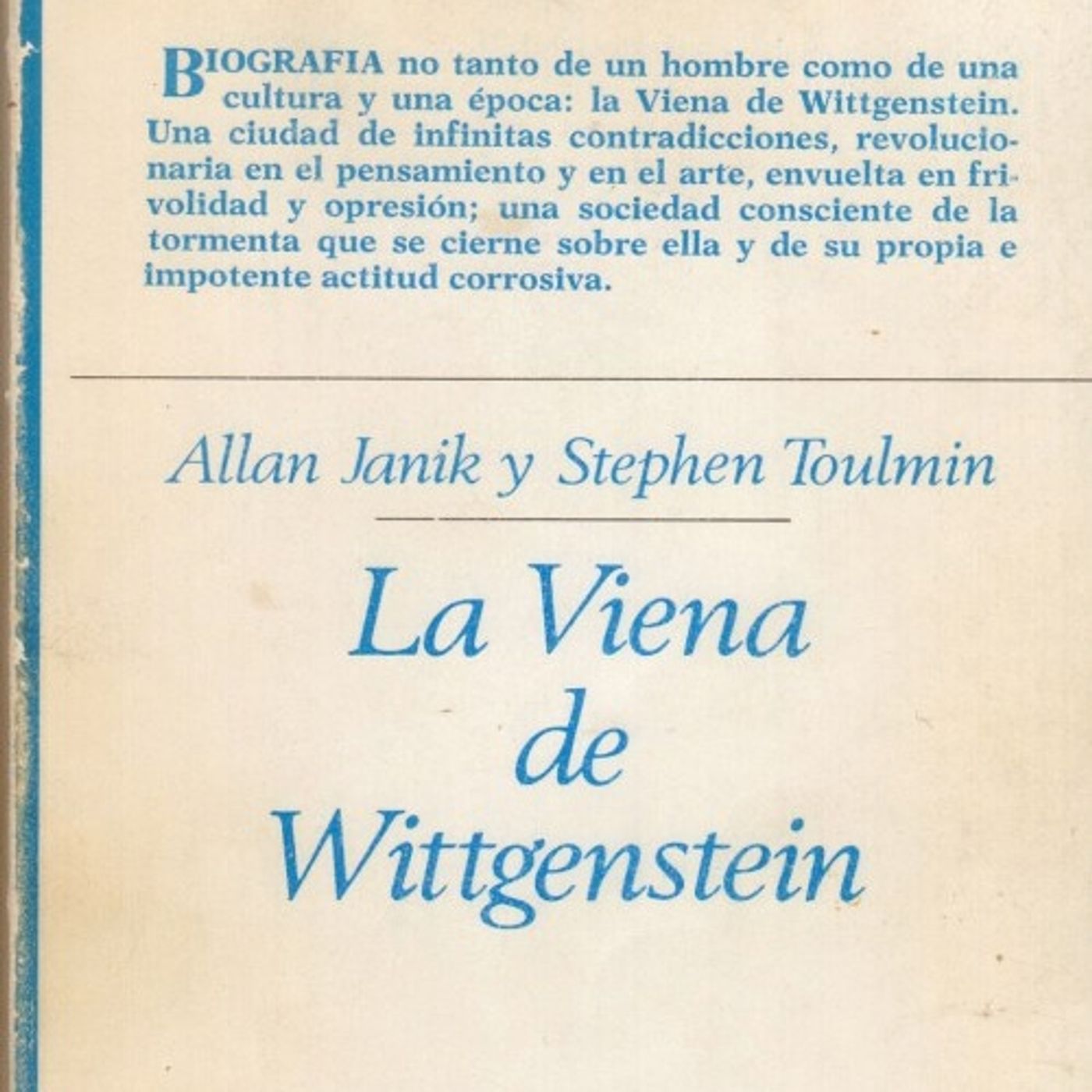 (Resumen) La Viena de Wittgenstein - Allan Janik