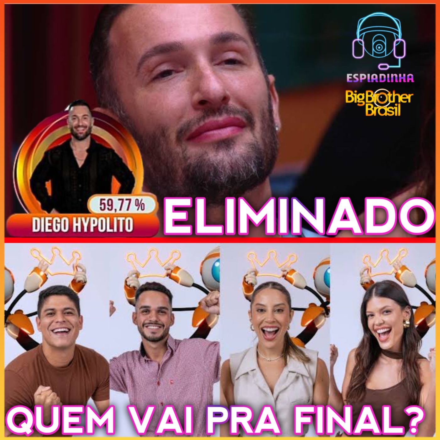 Diego Hypolito ELIMINADO + Prova do Finalista + Renata já é Campeã? | BBB 25