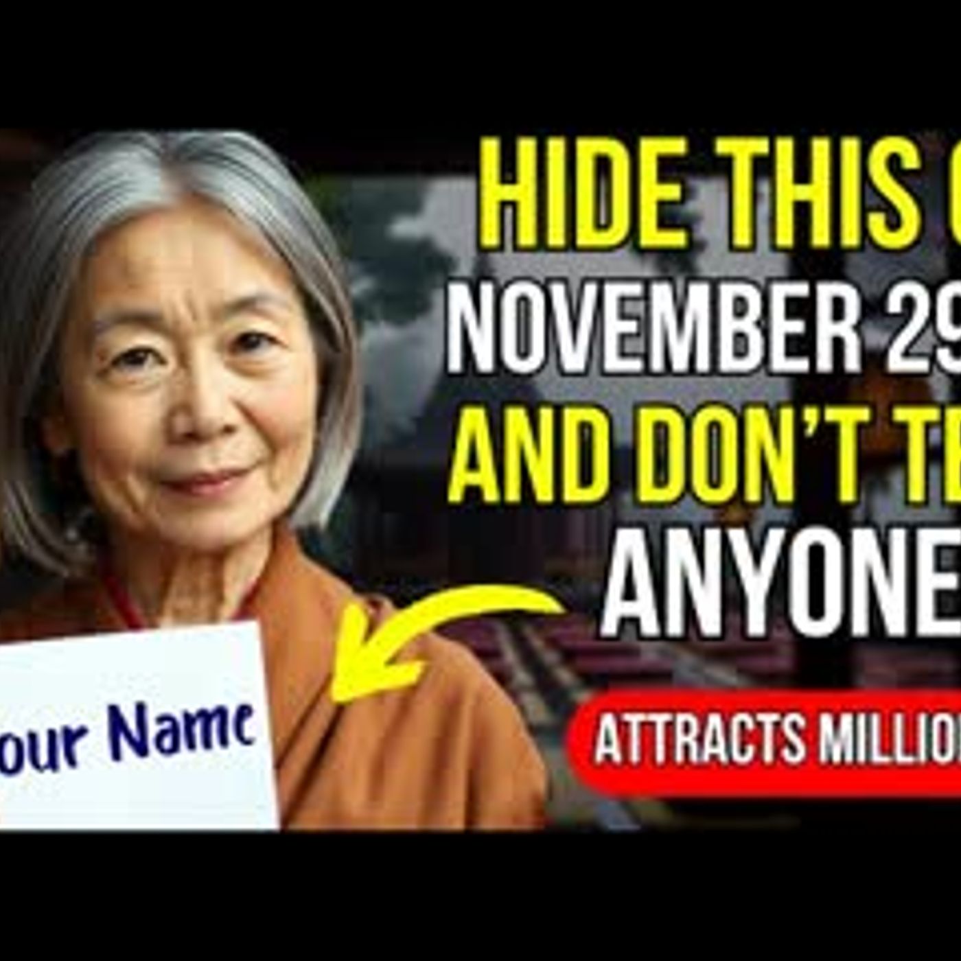 HIDE THIS on Where NO ONE Can See It, your FINANCIAL problems will end   Buddhist Teachings