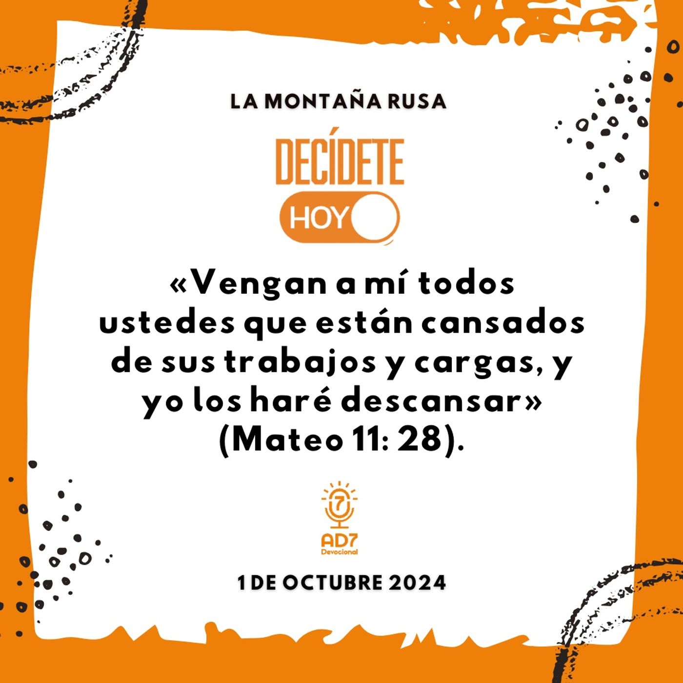 La montaña rusa | Devocional de Jóvenes | 1 de octubre 2024