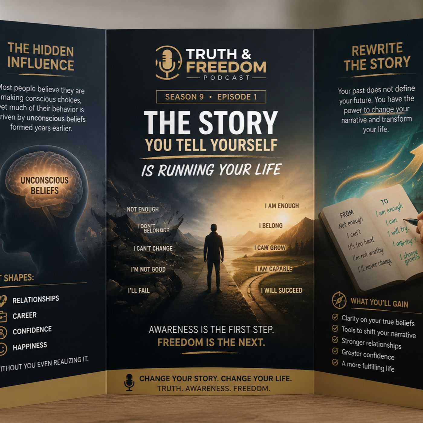 Truth & Freedom Podcast: S 9 Ep 1- The Invisible Story Running Your Life episode artwork