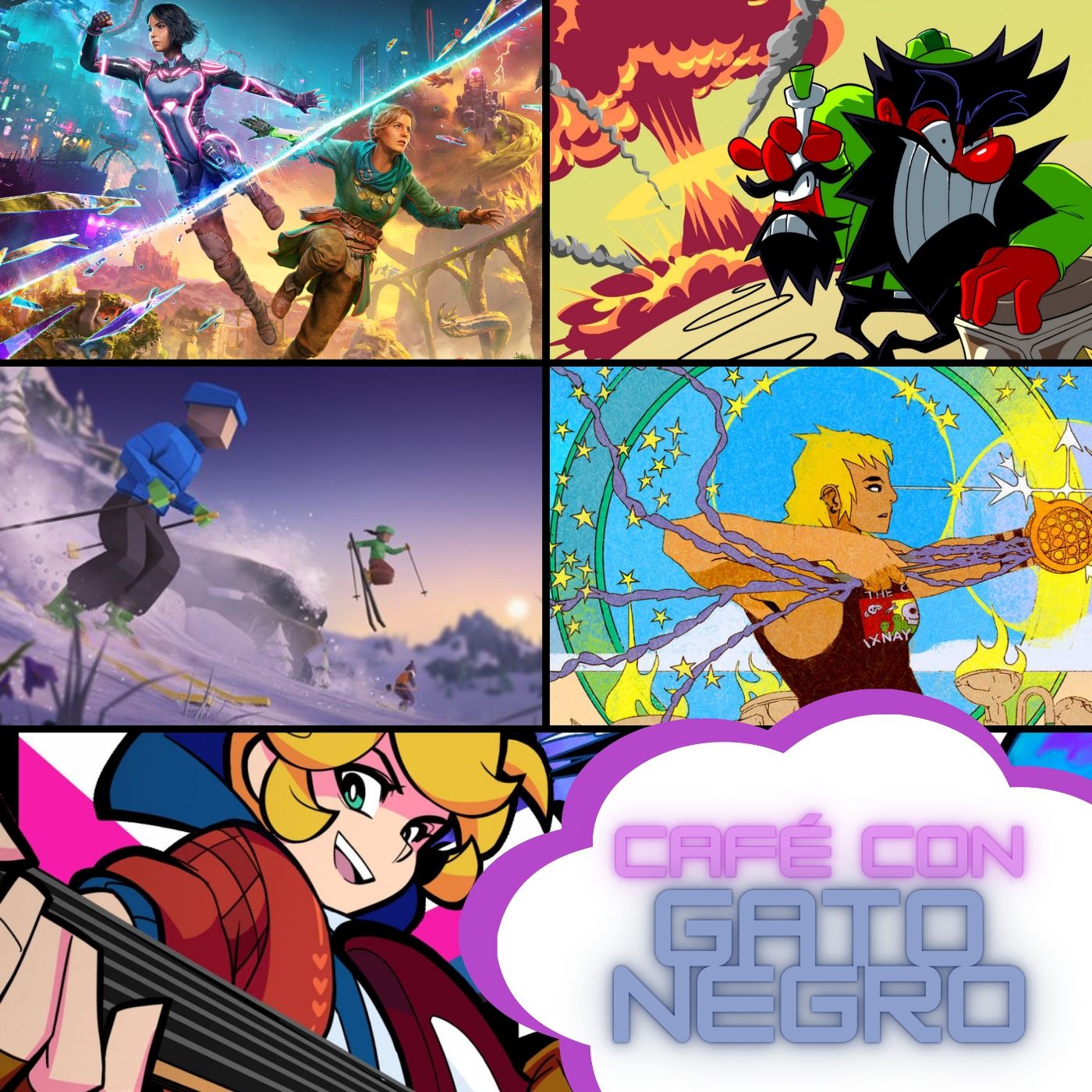 CAFÉ con GATO NEGRO - Videojuegos