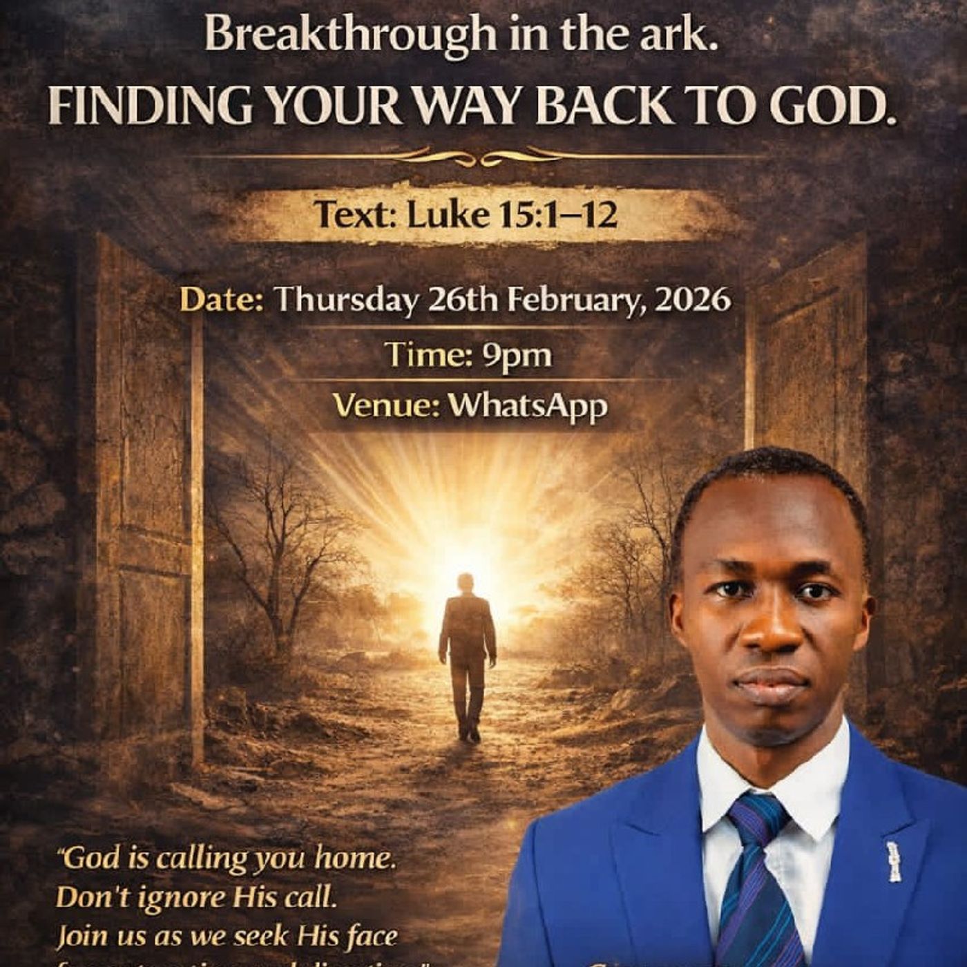 FINDING YOUR WAY BACK TO GOD. episode artwork