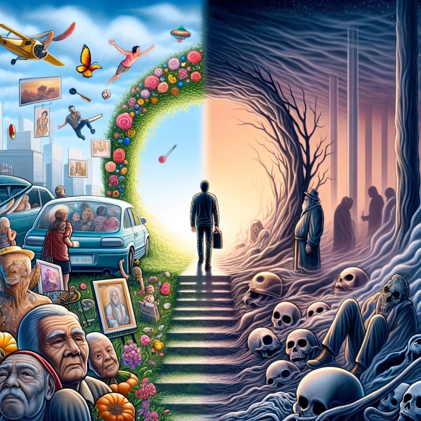 "When it's time to die, let us not discover that we have never lived." episode artwork