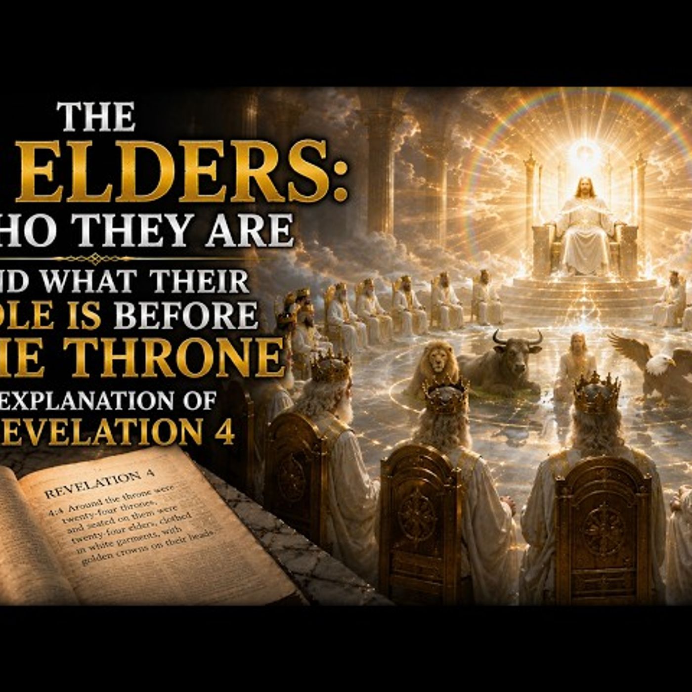 The 24 Elders_ Who They Are and What Their Role Is Before the Throne _ Explanation of Revelation 4 episode artwork