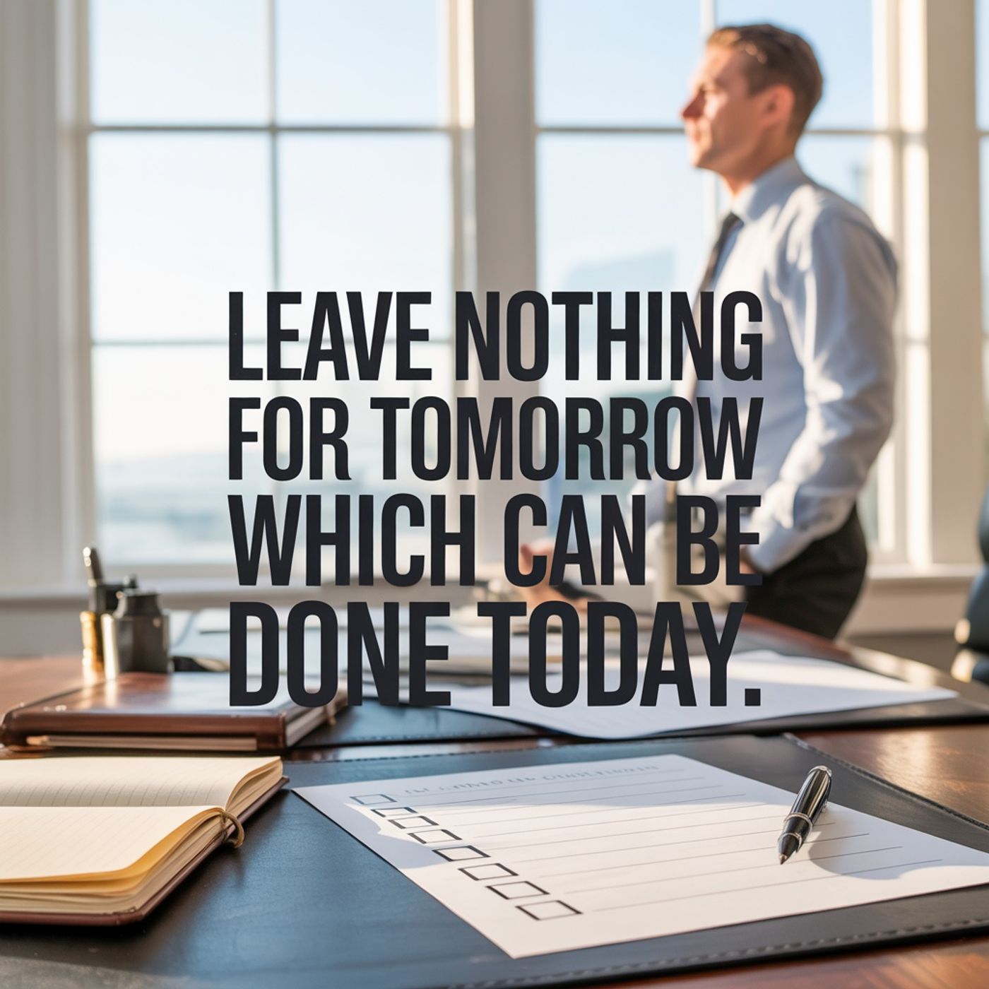 Leave Nothing for Tomorrow Which Can Be Done Today! episode artwork