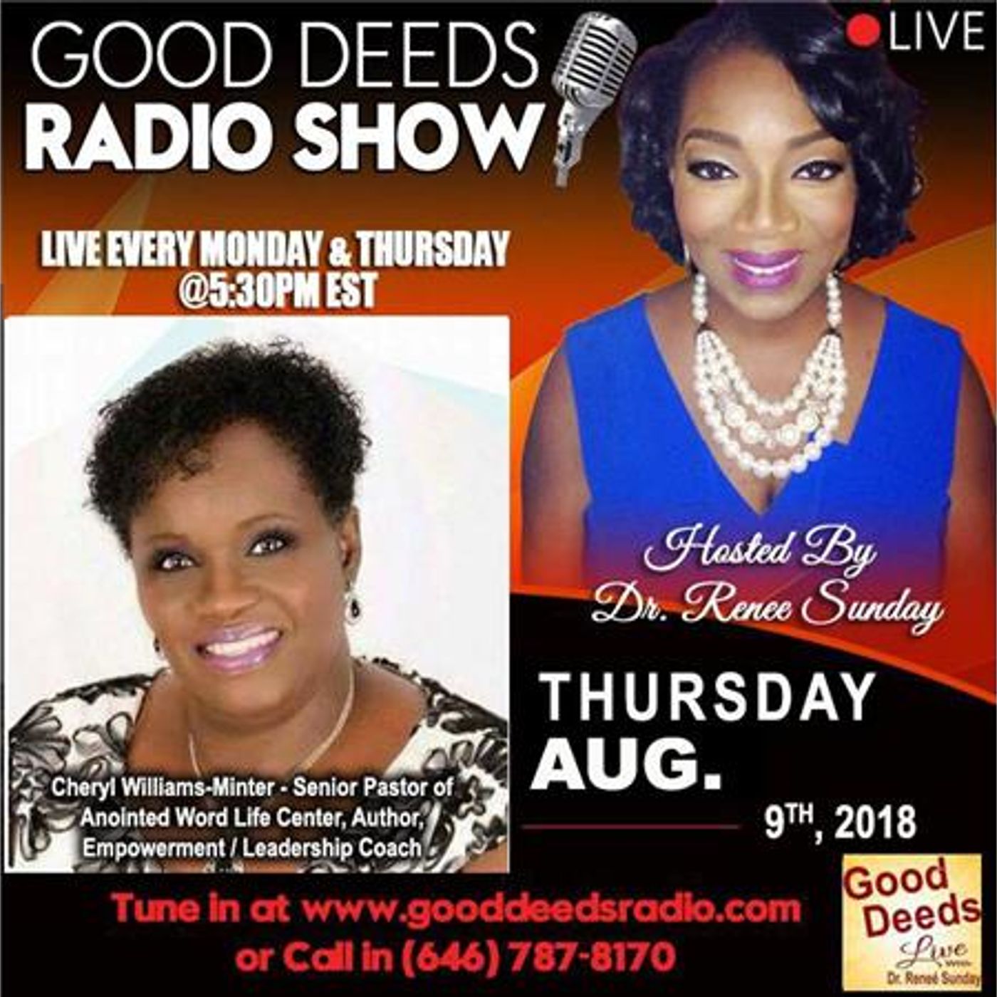 Dr. Cheryl Williams-Minter - Senior Pastor of Anointed Word Life Center, Author episode artwork