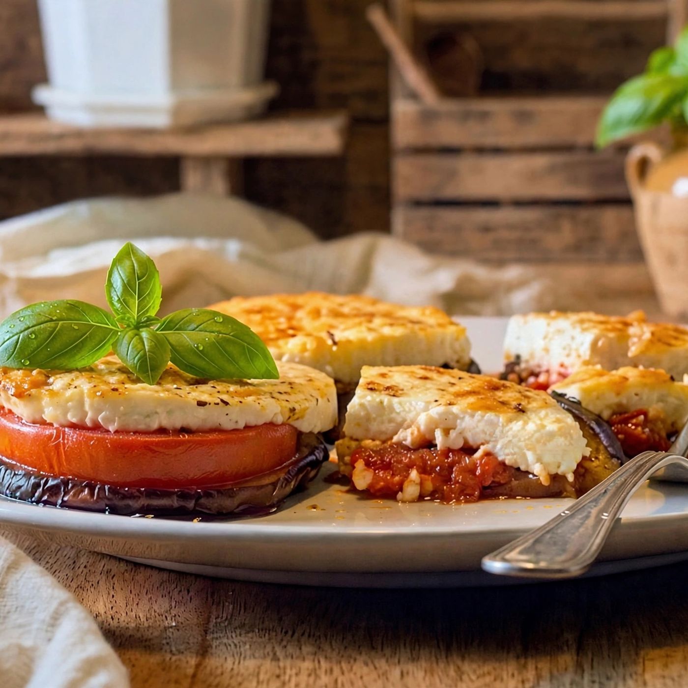 Torrette di melanzane con pomodoro e ricotta: la ricetta facile, fresca e dorata episode artwork