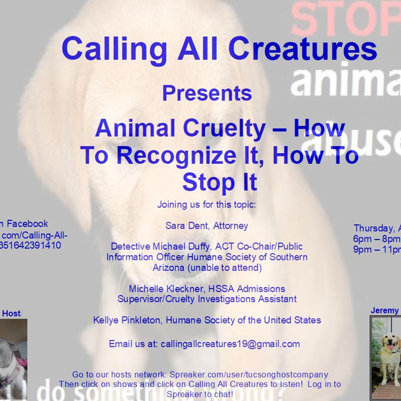 Calling All Creatures