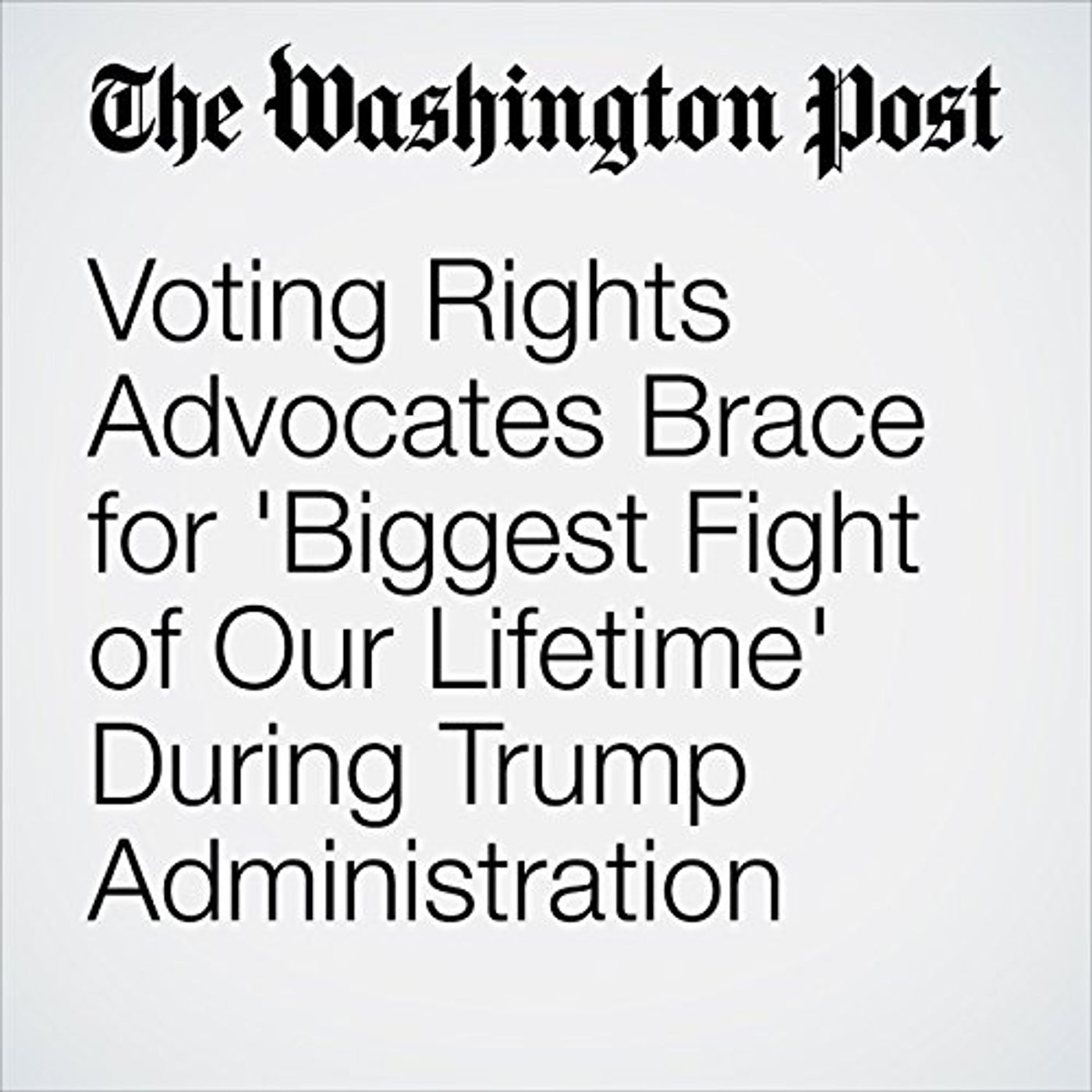 Voting Rights Advocates Brace for 'Biggest Fight of Our Lifetime' During Trump episode artwork