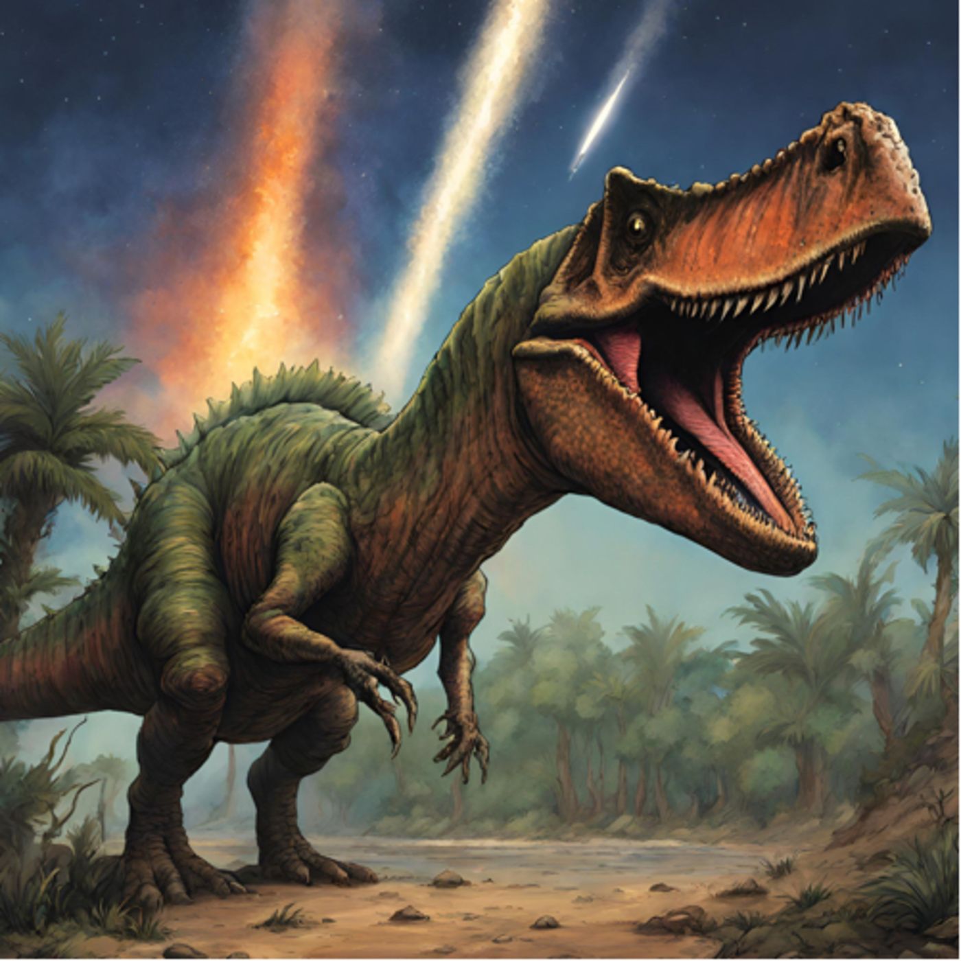 El Espinosaurio y el cometa