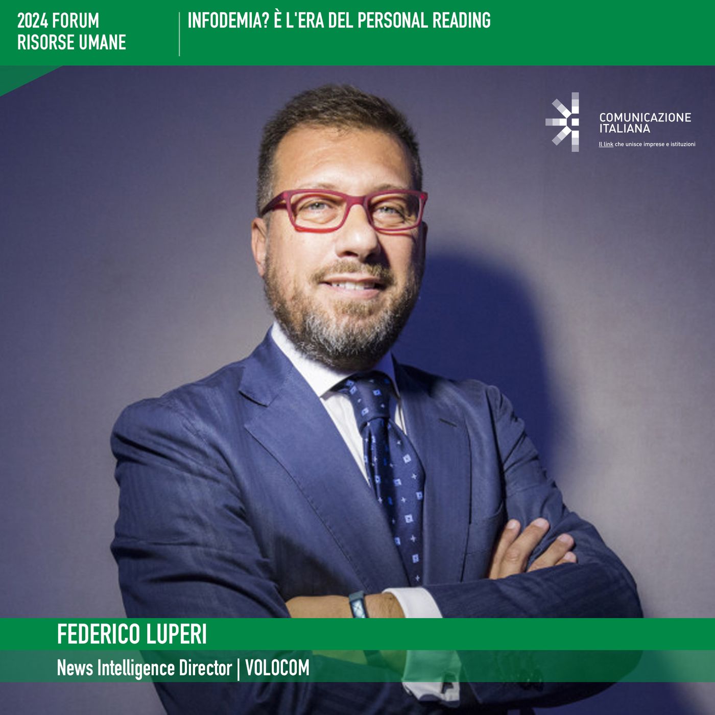 FORUM RISORSE UMANE 2024 | Innovation Speech | INFODEMIA? È L'ERA DEL PERSONAL READING | Volocom