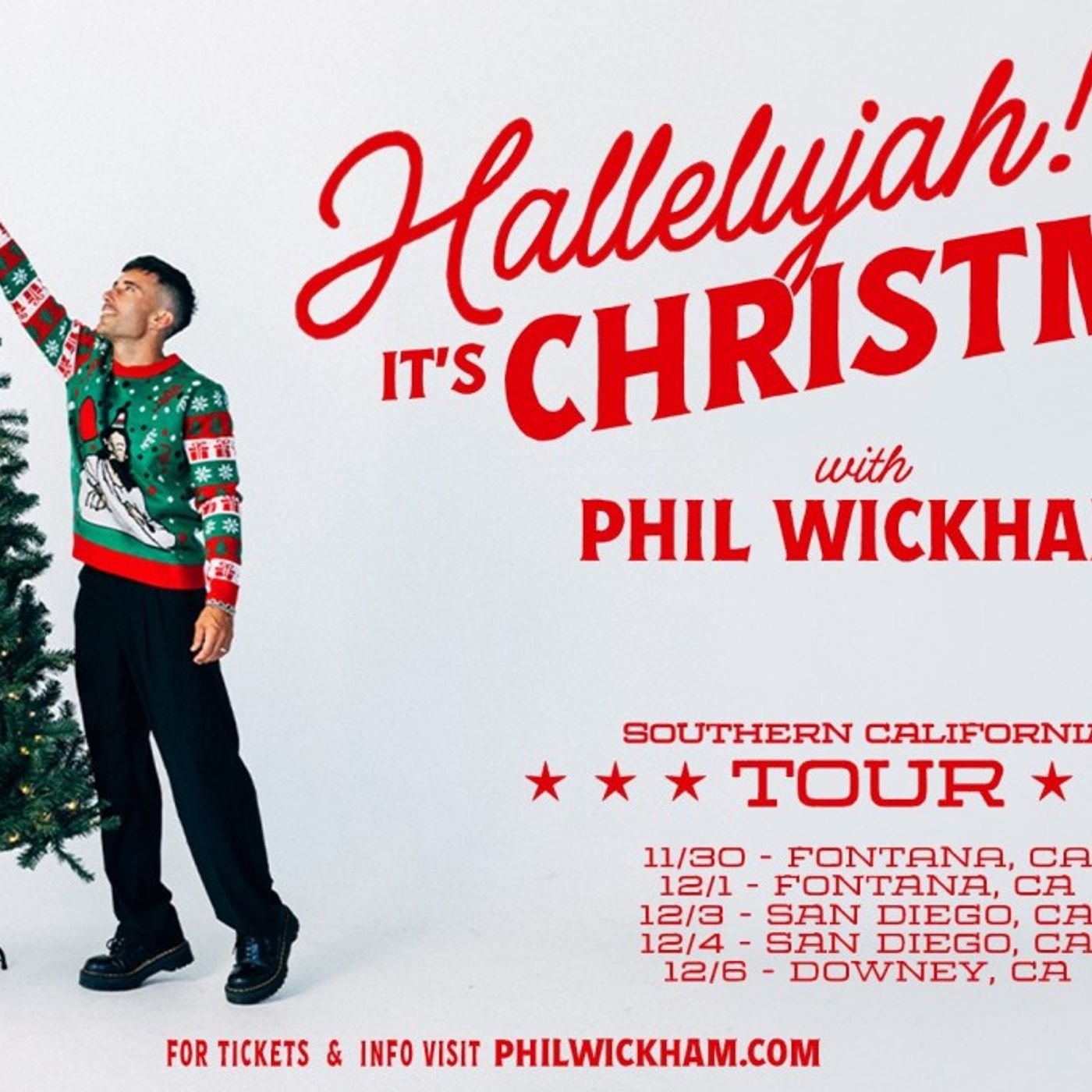 Phil Wickham Sets Return of His SoCal Christmas Tour: ‘I Can’t Wait to Worship & Celebrate With You This Christmas’