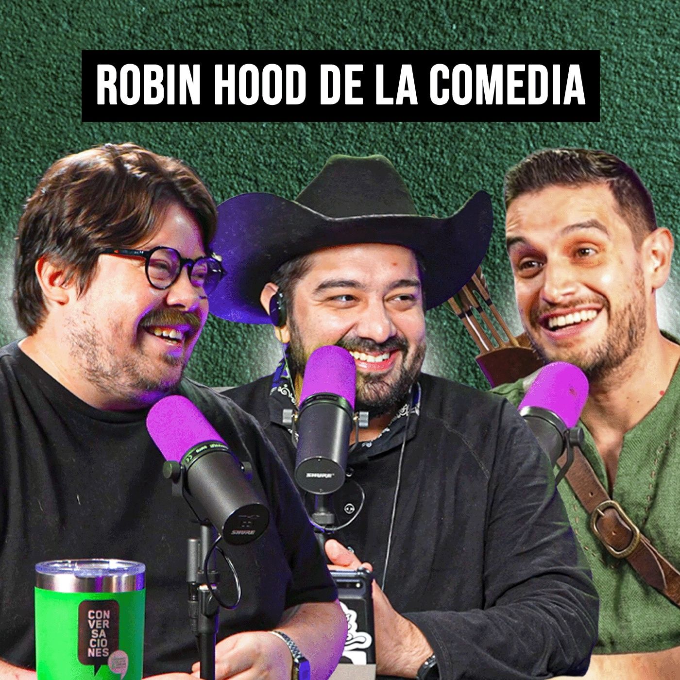 "Soy el ROBIN HOOD de la COMEDIA"
