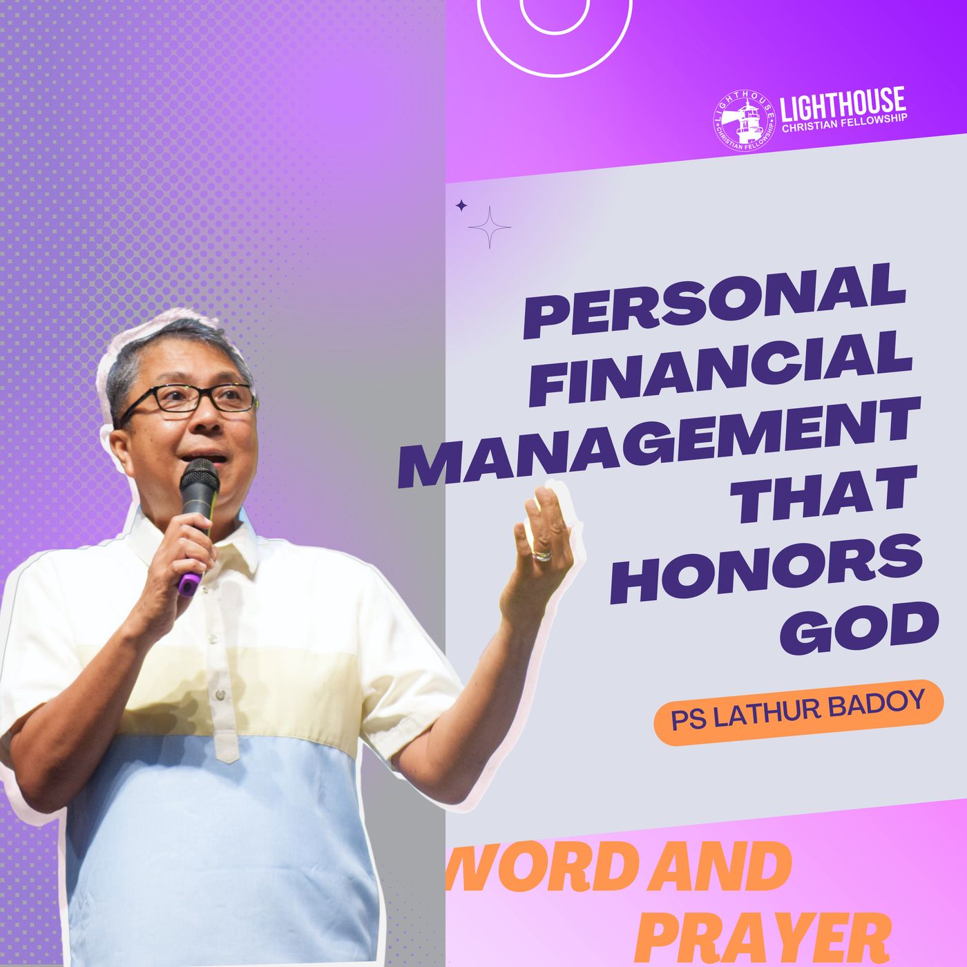 Personal Financial Management that Honors God by Ps Lathur D. Badoy