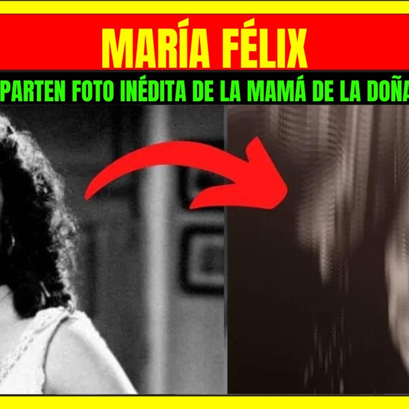 ⭐️MARÍA FÉLIX Comparten FOTO inédita de la mamá de "La Doña" ¿Se parecen?⭐️