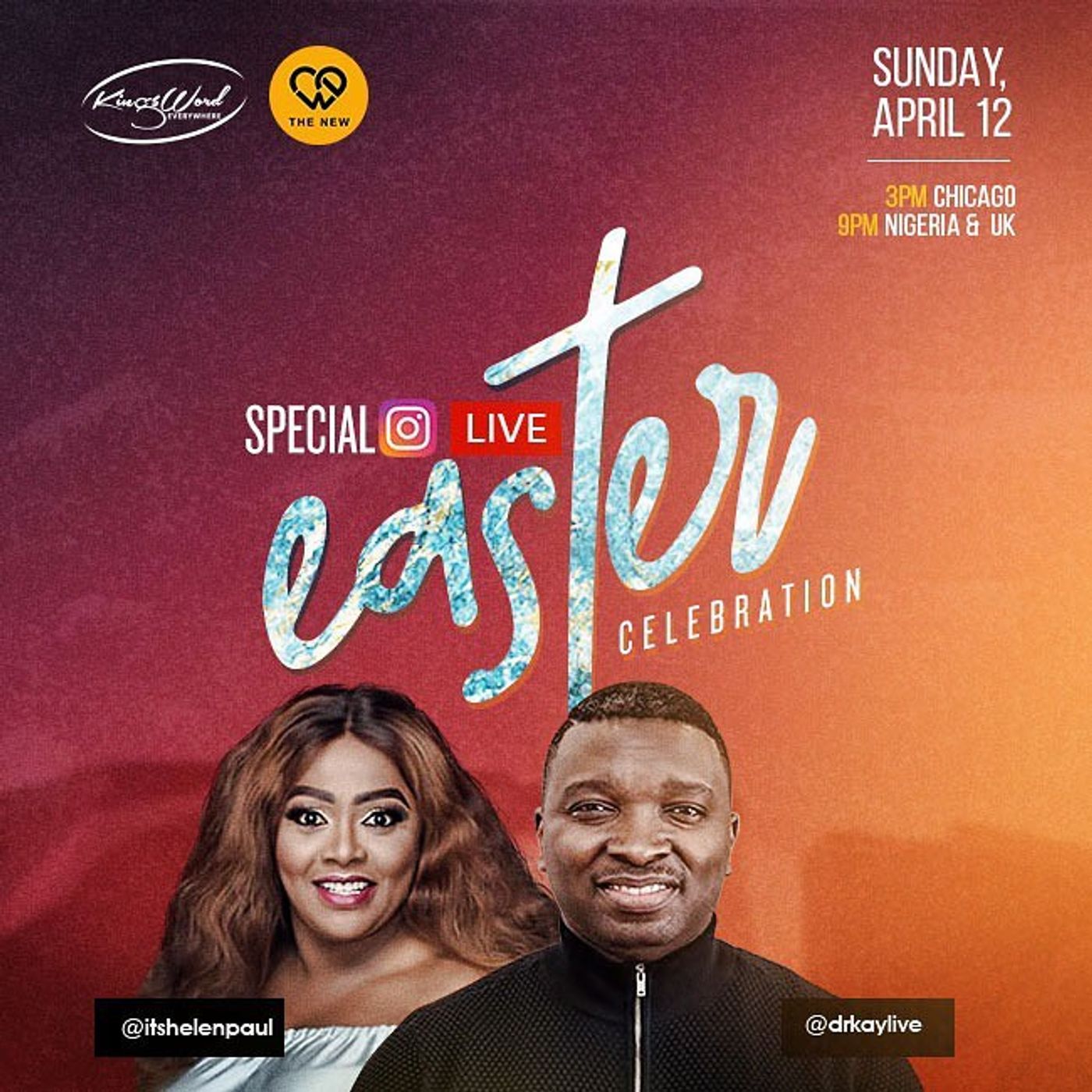 Easter Celebration 12th April 2020 - Dr Kay Ijisesan & Helen Paul episode artwork