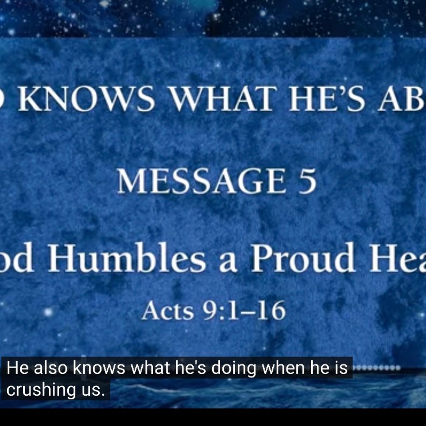 Pastor Chuck Swindoll | Insight for Living – God Humbles a Proud Hear...