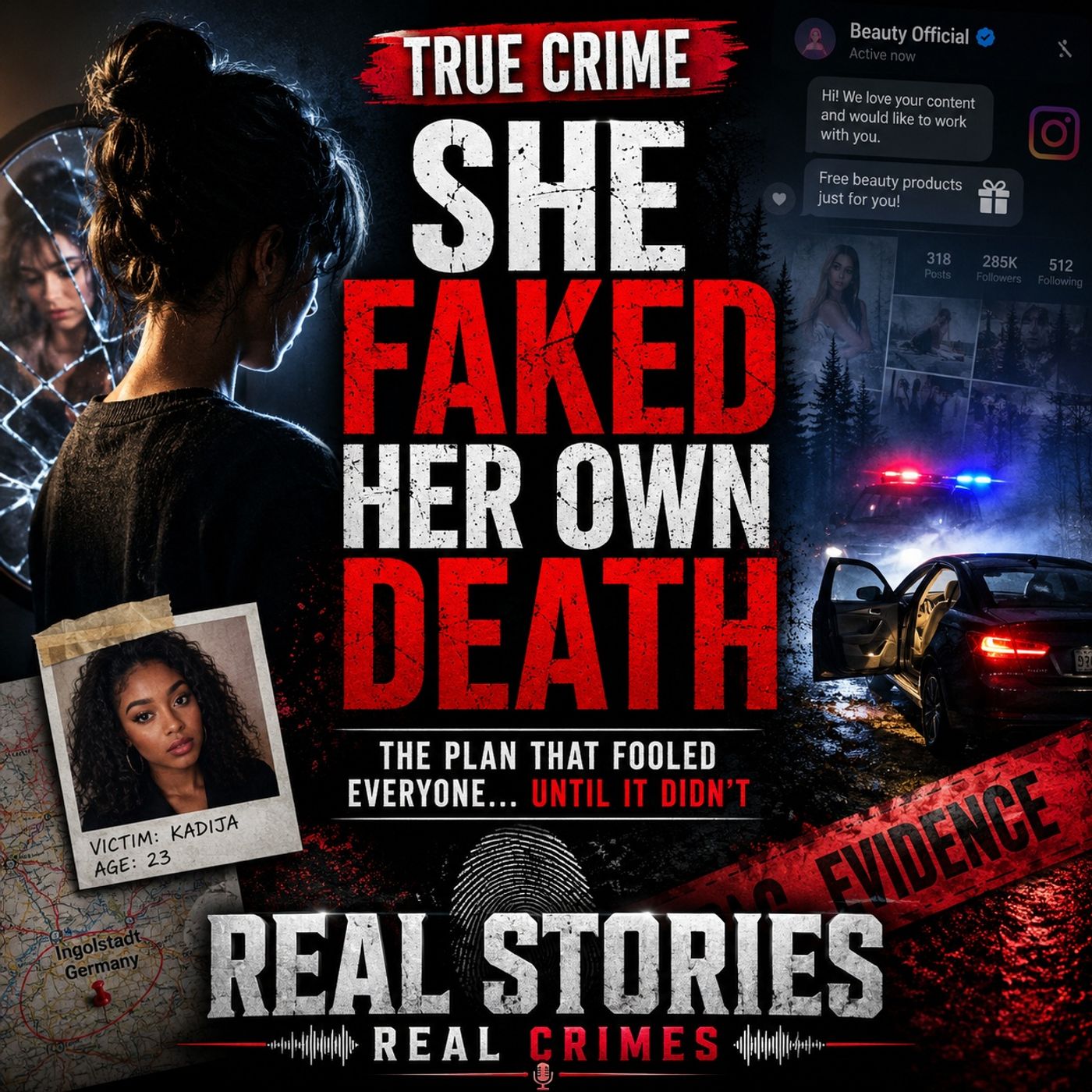 SHE FAKED HER OWN DEATH