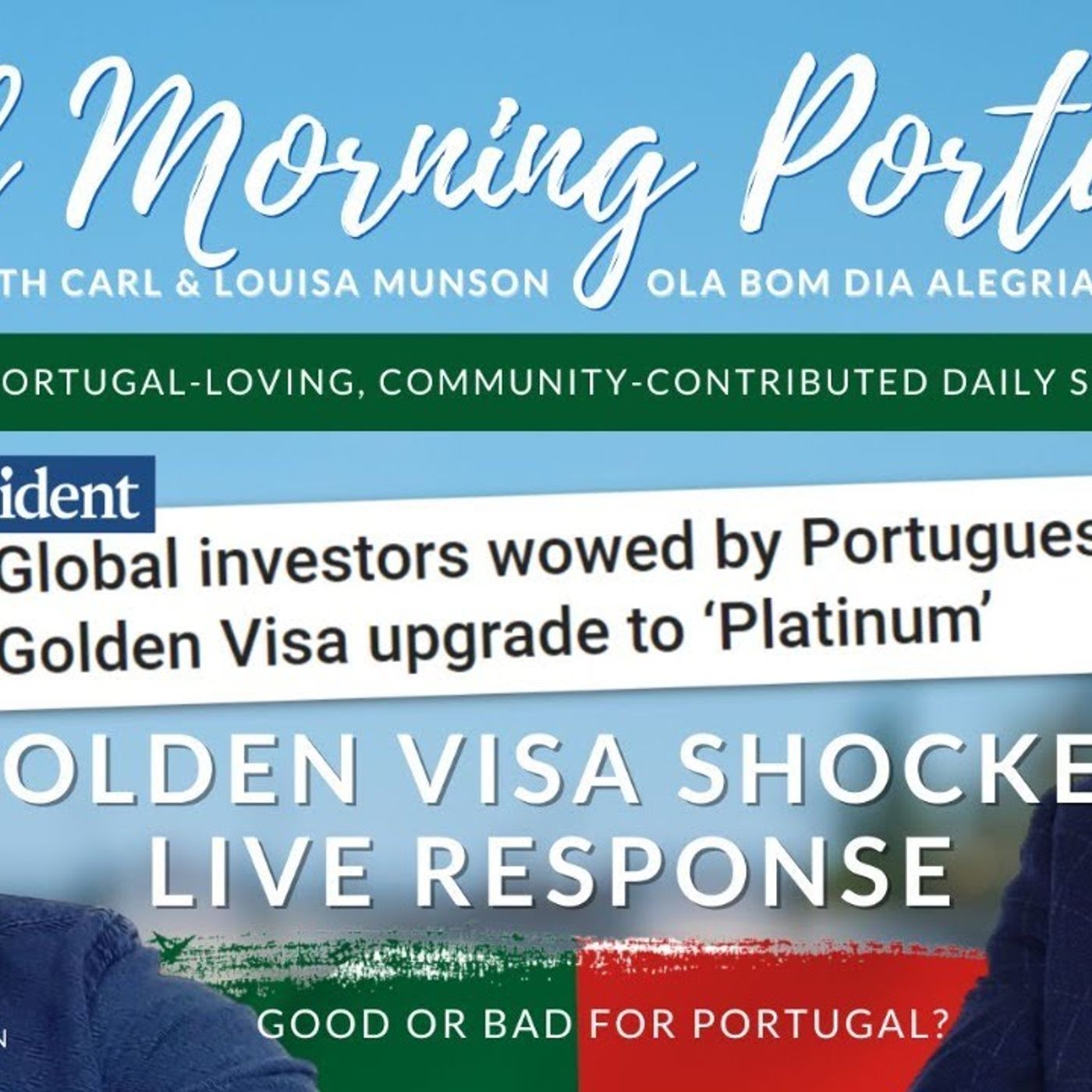 Golden Visa SHOCK NEWS - LIVE RESPONSE! (Portugal Platinum Visa)