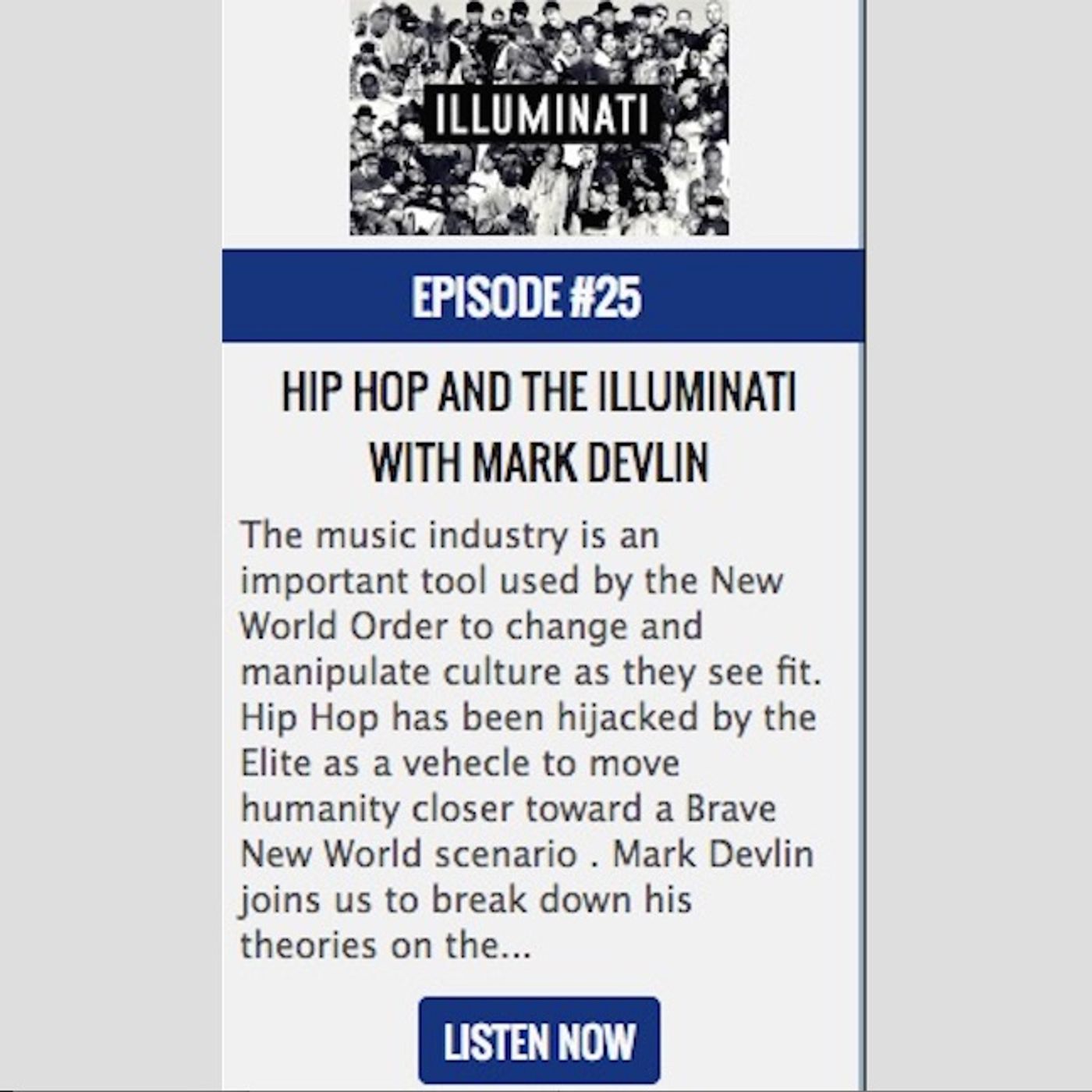 Mark Devlin guests on The Infinite Fringe radio show, TFR, 10/12/17