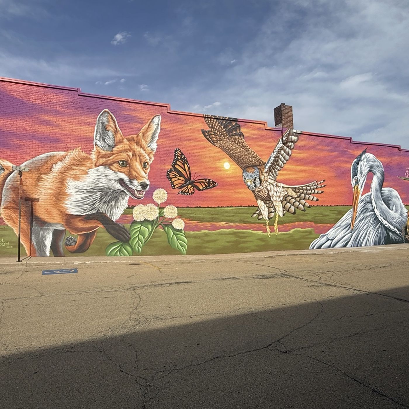 Second mural in downtown Mendota completed episode artwork