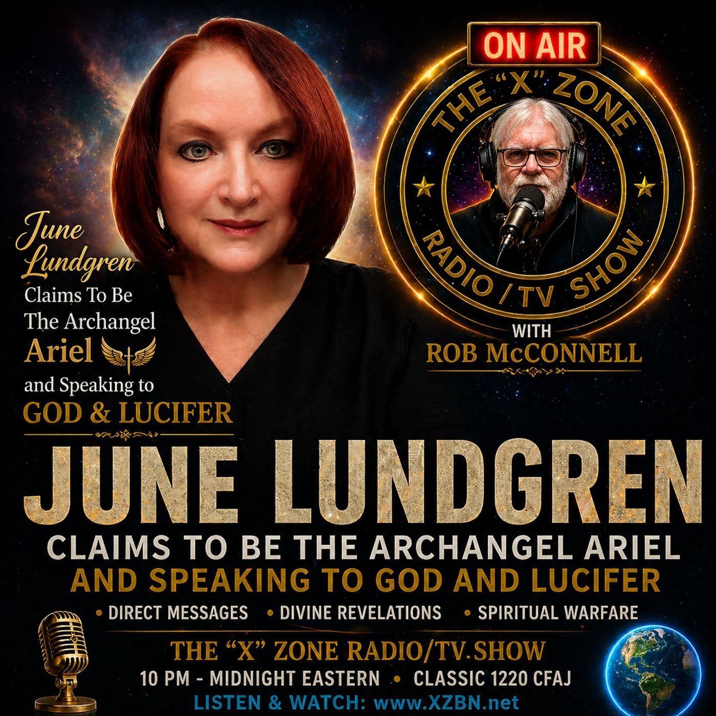 Rob McConnell Interviews - JUNE LUNDGREN - Claims To Be The Archangel Ariel and Speaking to God and Lucifer