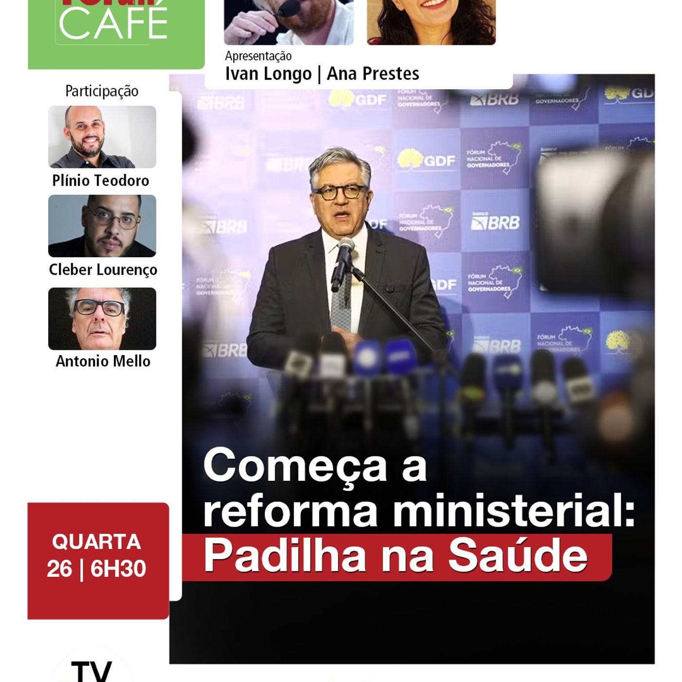 Presidente Lula substitui Nísia por Padilha e inicia reforma ministerial pela Saúde | 26.02.25