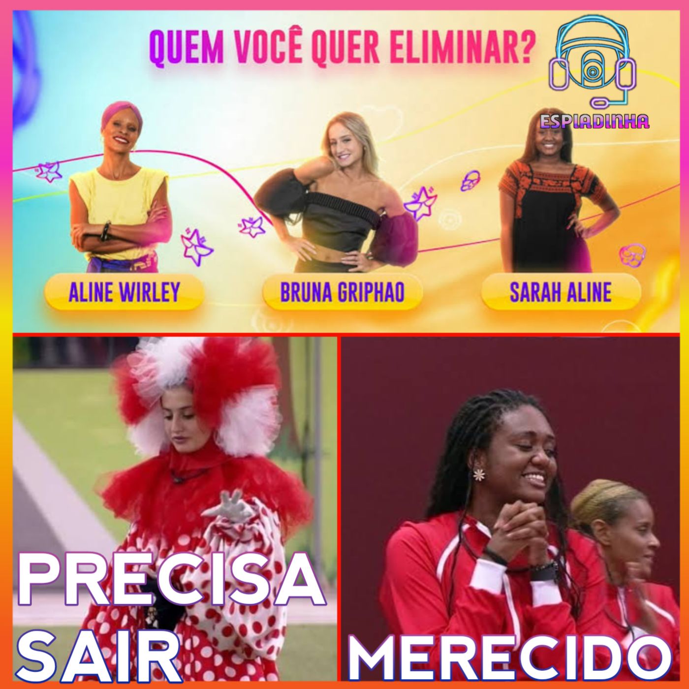 Paredão formado! Aline, Bruna ou Sarah? + Erro ao vivo! | BBB 23