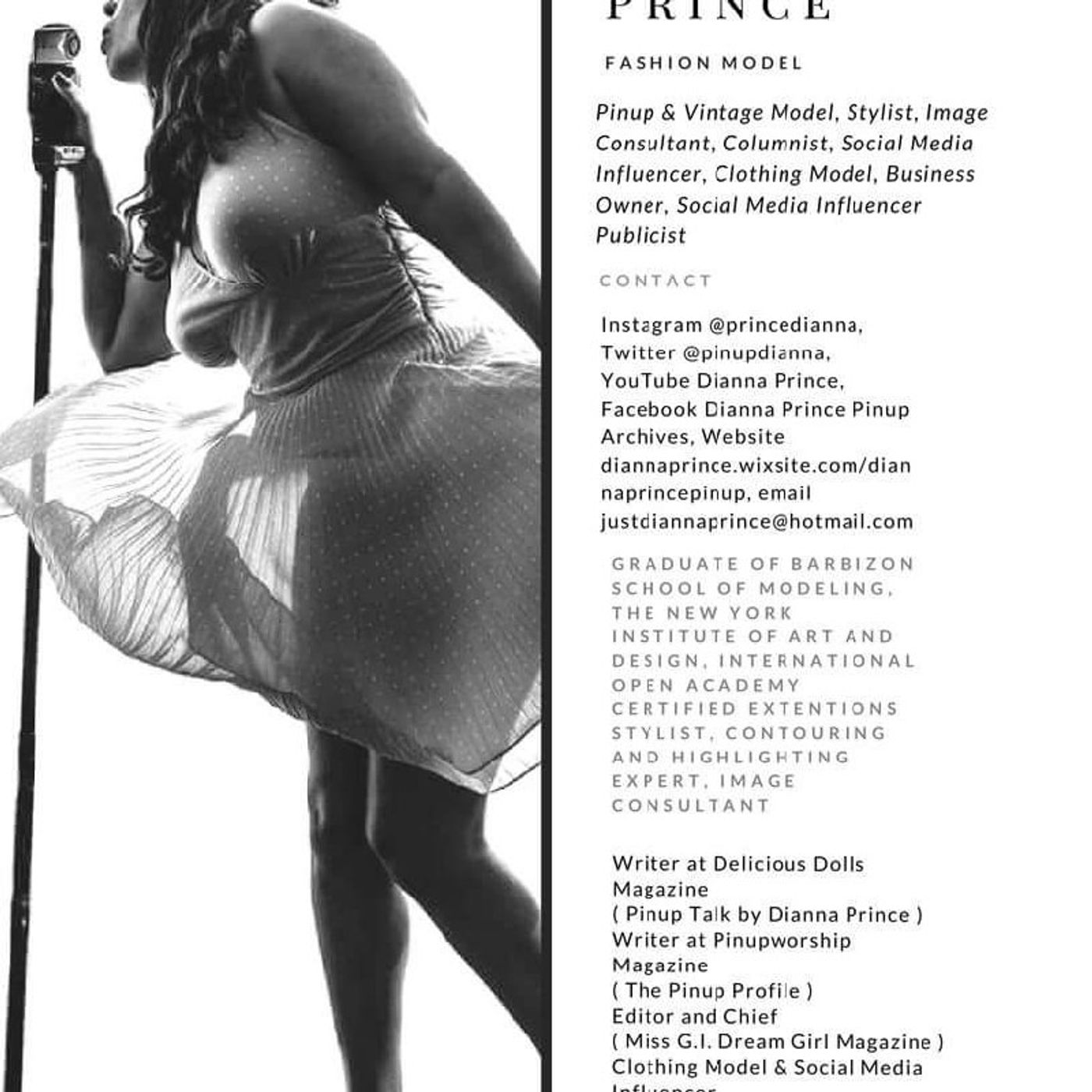 Pinup Talk - Host Dianna Prince