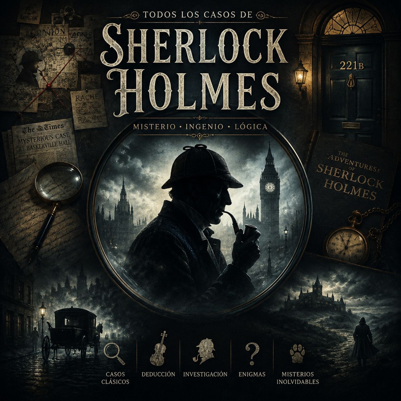 Sherlock Holmes – Todos los casos (Audiolibros en Español)