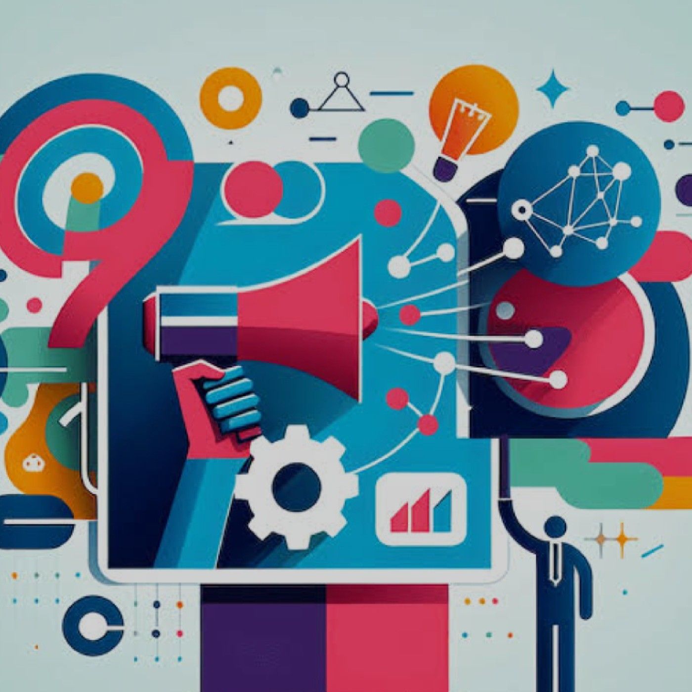 "Explorando el mundo del marketing" podcast artwork