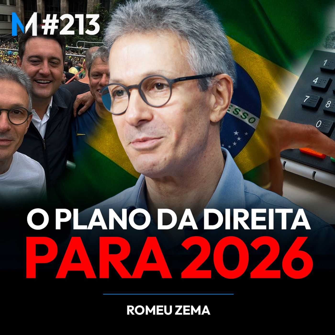 #213 | O PLANO DA DIREITA PARA IMPEDIR O COLAPSO DO BRASIL (com Romeu Zema) — Market Makers cover